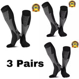 Men’s Compression Socks – Sports, Running, Nursing & Hiking Support Socks for Varicose Veins and Circulation