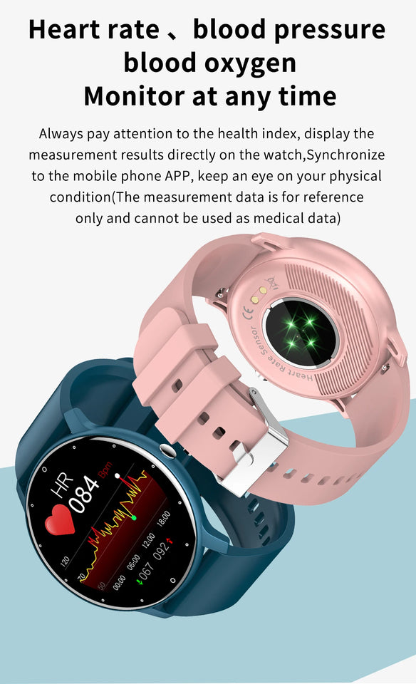 LIGE 2025 Smart Watch – Waterproof Fitness Tracker with Heart Rate Monitor for Women & Men, Compatible with Android & iOS