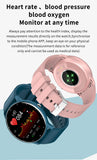 LIGE 2025 Smart Watch – Waterproof Fitness Tracker with Heart Rate Monitor for Women & Men, Compatible with Android & iOS