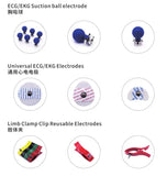 Multi-Function Veterinary ECG Clips – EKG Clamp Electrodes for Animal Medical Cables (DIN 3.0, Banana 4.0, Snap 4.0)