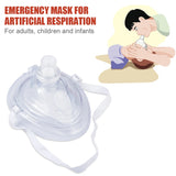 Reusable CPR Breathing Mask – Professional Emergency Resuscitation Mask with One-Way Valve for Rescue Personnel