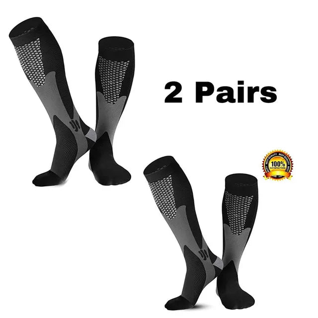 Men’s Compression Socks – Sports, Running, Nursing & Hiking Support Socks for Varicose Veins and Circulation