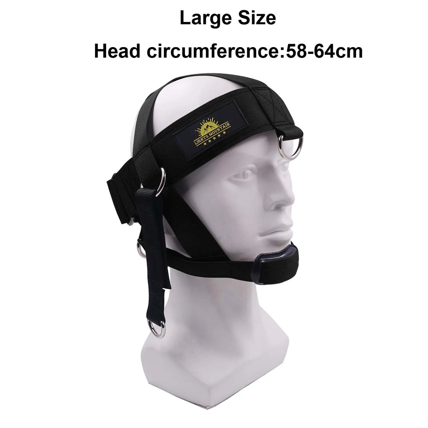 Multifunction Neck Workout Head Harness – Weight Lifting Strap with Chin Pad for Strength & Power