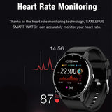 LIGE 2025 Smart Watch – Waterproof Fitness Tracker with Heart Rate Monitor for Women & Men, Compatible with Android & iOS