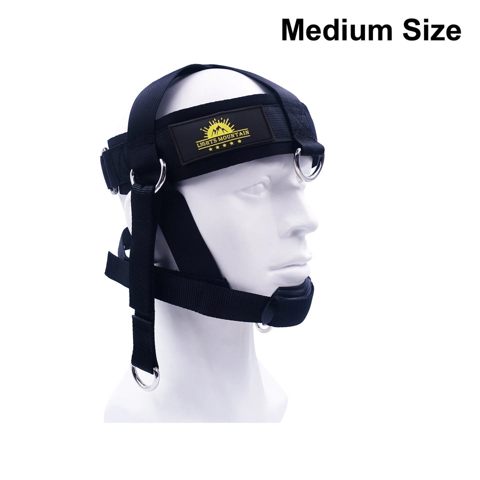 Multifunction Neck Workout Head Harness – Weight Lifting Strap with Chin Pad for Strength & Power