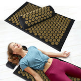 Shiatsu Acupressure Mat Spike Massage Pad Kuznetsov's Applicator Sport Fitness Cushion Pillow Massager Yoga Mat Pilates Exercise