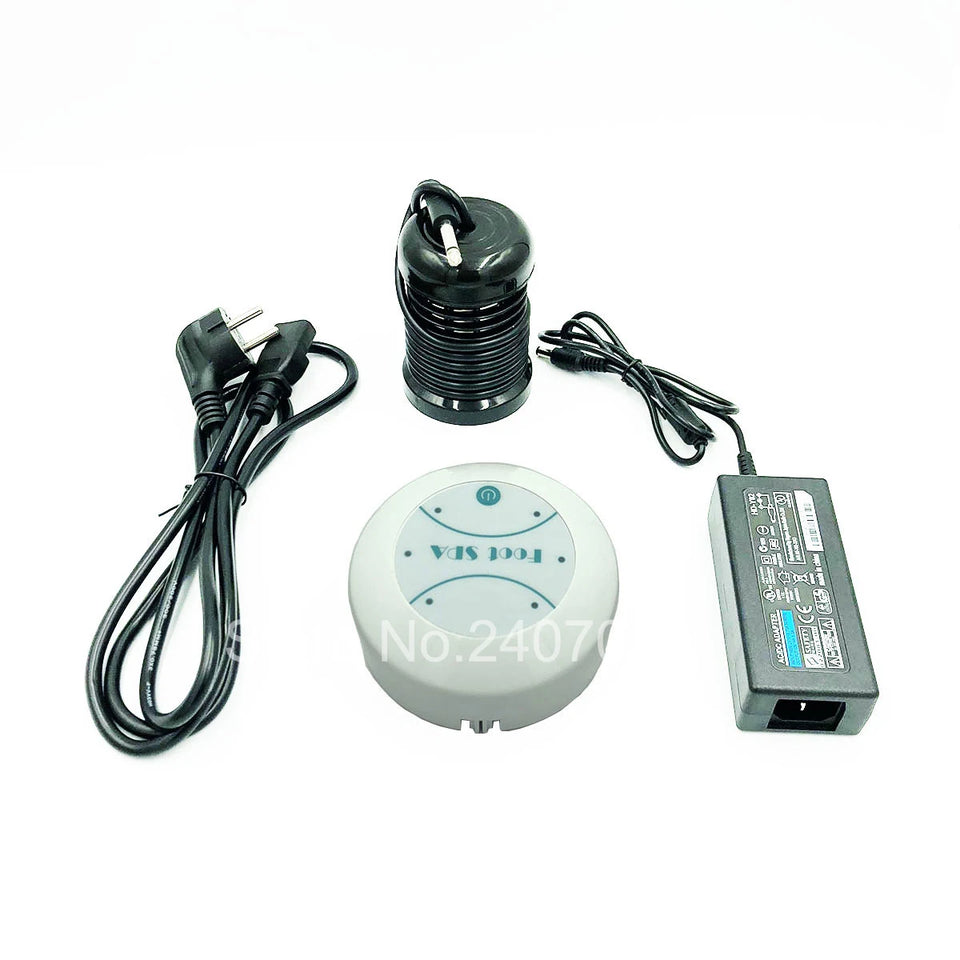 Detox Ion Electric Foot Spa Bath Massager Machine Foot Bath Cleaning Footspa Vibrating Whirlpool Care Arrays Aqua Health Therapy
