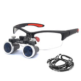 Dental Surgical Binocular Loupes – 2.5X/3.5X Ultra-Lightweight Optical Magnifier (320–420mm)