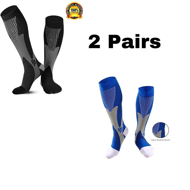 Men’s Compression Socks – Sports, Running, Nursing & Hiking Support Socks for Varicose Veins and Circulation