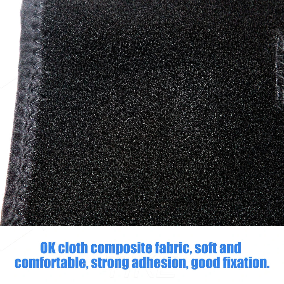 TIKE Adjustable Single Shoulder Support Brace – Black Stability Strap with Pads for Recovery & Injury Protection