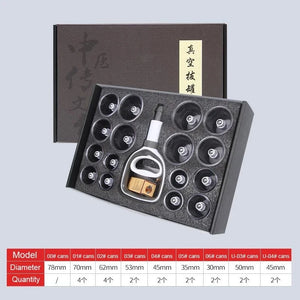 Suction Cups Acupunture Vacuum Massage Jars Hansol Cuppings Therapy Set Plastic Guasha Ventosas Masaje Facial Massager For Body