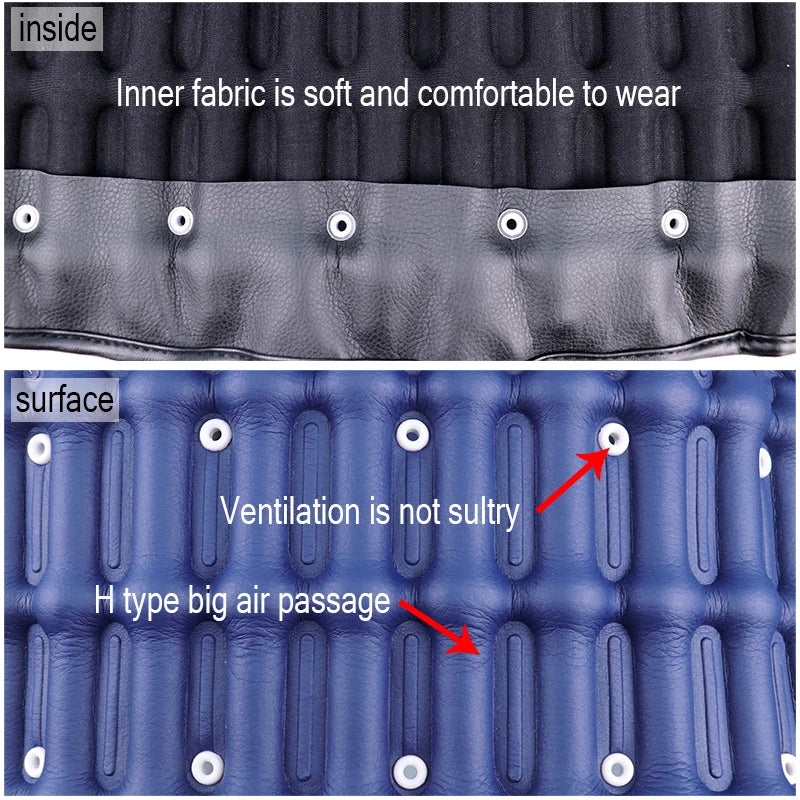 Belt Care Physio Decompression Health Brace Support Back Relief Waist Lumbar Traction Backache Pain Air Column Massager Parent