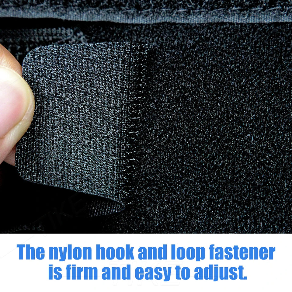 TIKE Adjustable Single Shoulder Support Brace – Black Stability Strap with Pads for Recovery & Injury Protection