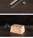 Natural Bamboo Moxibustion Box – Moxa Stick Burner for Acupuncture Massage & Pain Relief Therapy