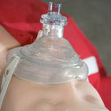 Reusable CPR Breathing Mask – Professional Emergency Resuscitation Mask with One-Way Valve for Rescue Personnel