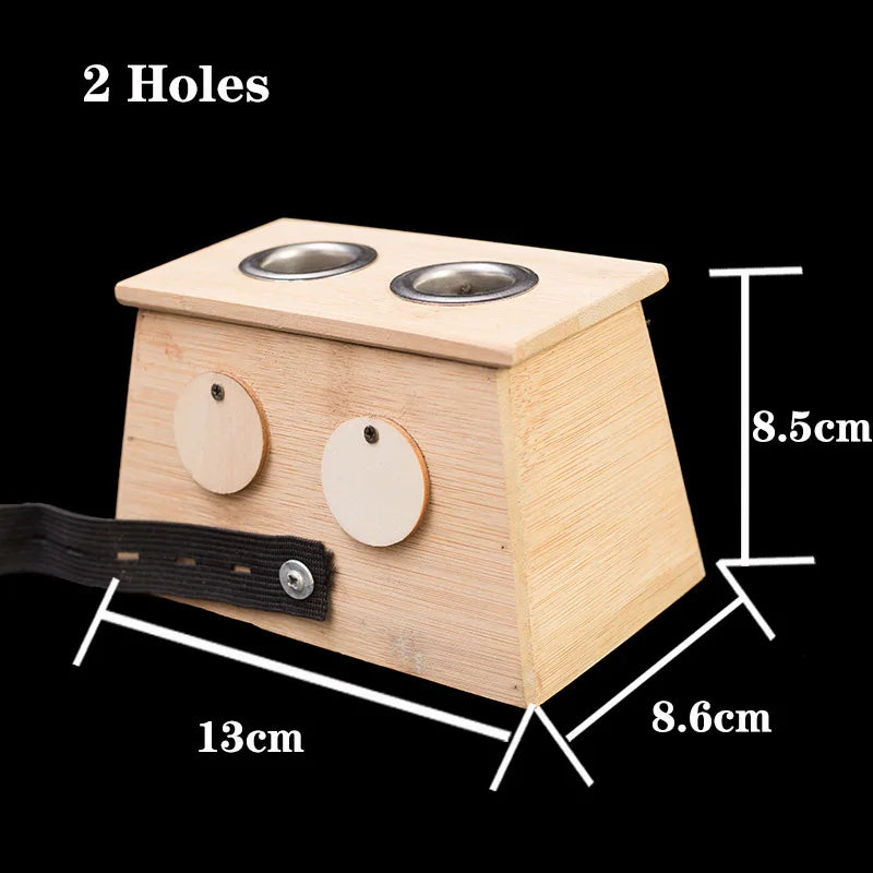 Natural Bamboo Moxibustion Box – Moxa Stick Burner for Acupuncture Massage & Pain Relief Therapy