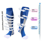 Men’s Compression Socks – Sports, Running, Nursing & Hiking Support Socks for Varicose Veins and Circulation