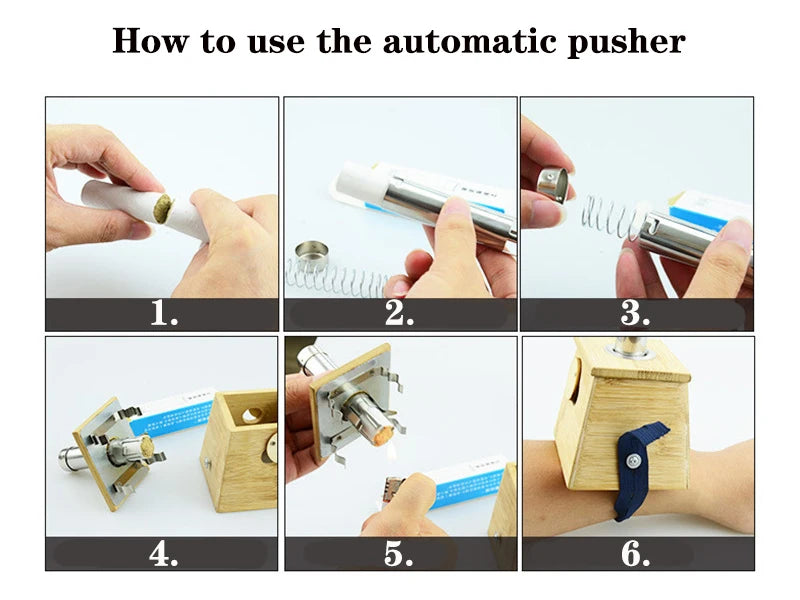Natural Bamboo Moxibustion Box – Moxa Stick Burner for Acupuncture Massage & Pain Relief Therapy