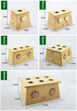 Natural Bamboo Moxibustion Box – Moxa Stick Burner for Acupuncture Massage & Pain Relief Therapy