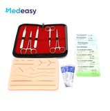 Medical Suture Practice Kit – Surgical Training Set with Skin Pad Model & Tools for Students