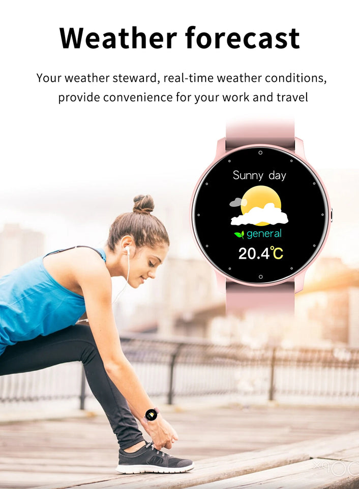 LIGE 2025 Smart Watch – Waterproof Fitness Tracker with Heart Rate Monitor for Women & Men, Compatible with Android & iOS