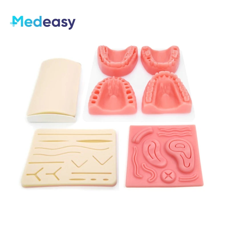 Medical Suture Practice Kit – Surgical Training Set with Skin Pad Model & Tools for Students