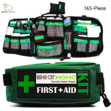 Compact 3-Section First Aid Kit Bag – Lightweight Emergency Medical Rescue Kit for Outdoors, Car, School & Hiking