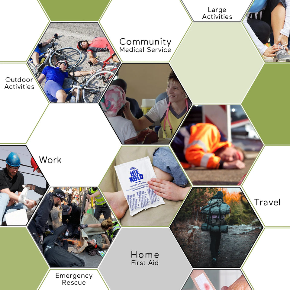 BearHoHo Size M First Aid Kit – Professional Medical Rescue Kit for Outdoor, Car, Travel, School & Hiking Emergencies