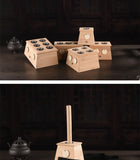 Natural Bamboo Moxibustion Box – Moxa Stick Burner for Acupuncture Massage & Pain Relief Therapy