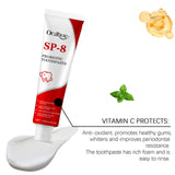 SP-8 Probiotic Whitening Toothpaste – Mint Brightening Formula for Plaque Removal, Stain Cleaning & Fresh Breath