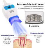 Professional LED Teeth Whitening Lamp – Cold Blue Light Dental Bleaching Machine with Center Pillar Stand