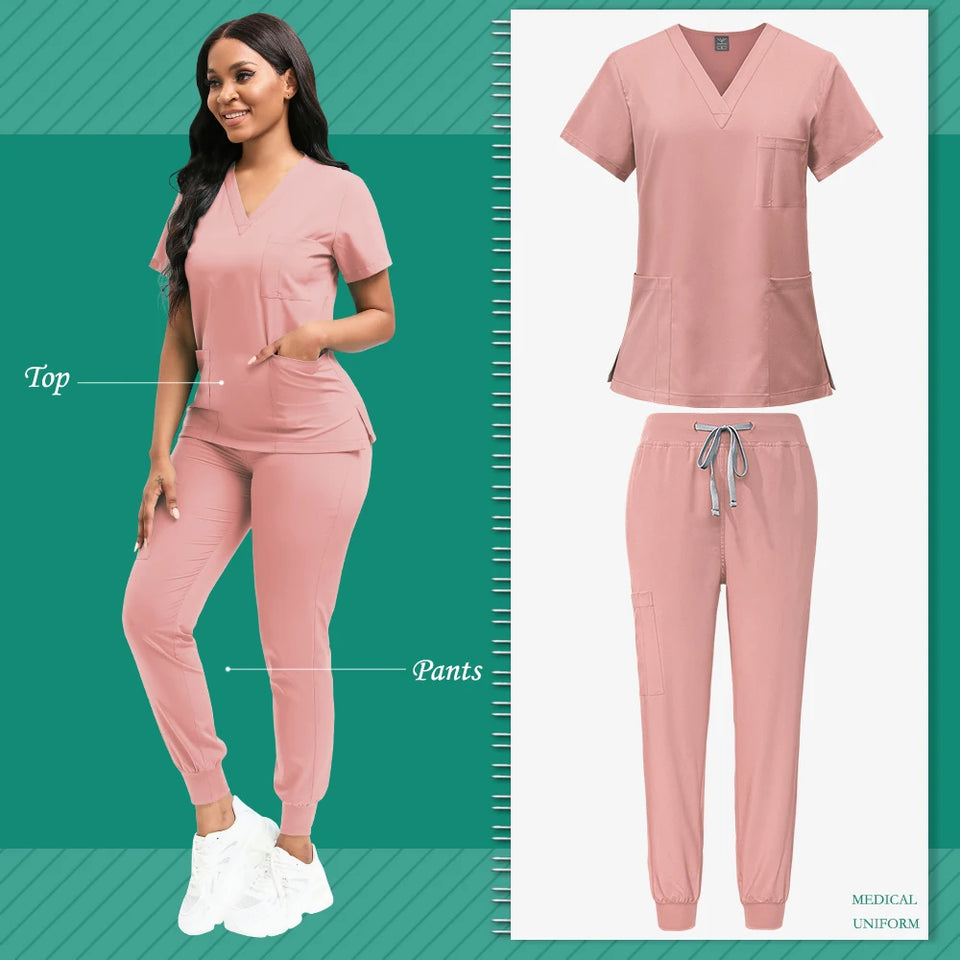 Wholesale Women’s Pediatric Nursing Scrub & Surgical Gown Set