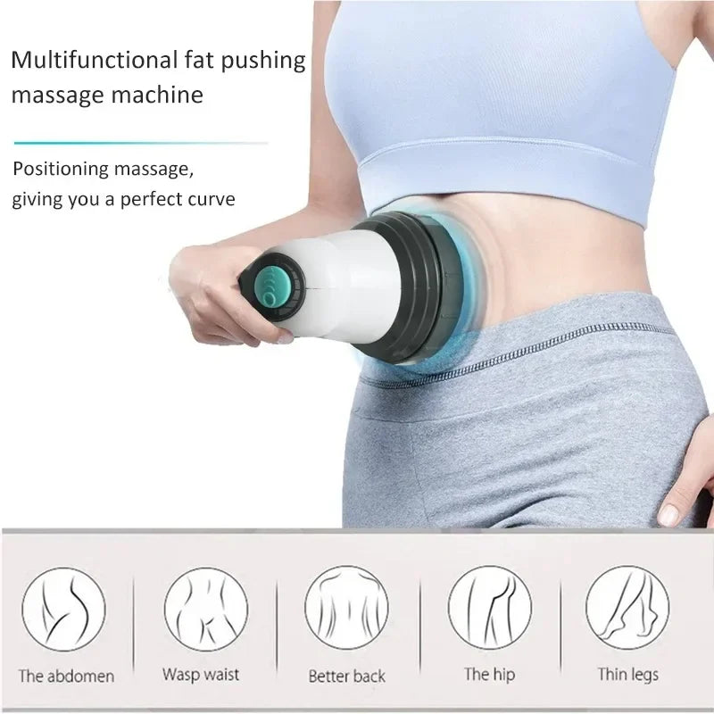 Electric Body Slimming Massager Handheld Infrared Massage Anti Cellulite Massager for Arm Leg Hip Belly Fat Remover Massager