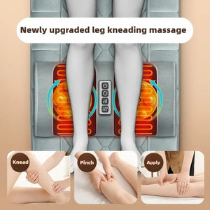Electric Full Body Massage Mattress with Heat & Airbag Cushion