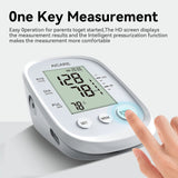 Aicare Digital Upper Arm Blood Pressure Monitor – Automatic BP & Pulse Rate Tracker with Large Adjustable Cuff