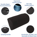 Ergonomic Memory Foam Foot Rest – Non-Slip Washable Under-Desk Foot Stool for Fatigue Relief