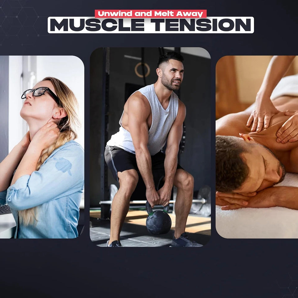 TENS meridian massager EMS multifunctional massager with 12 modes and 36 levels of intensity timed dual channel output massager