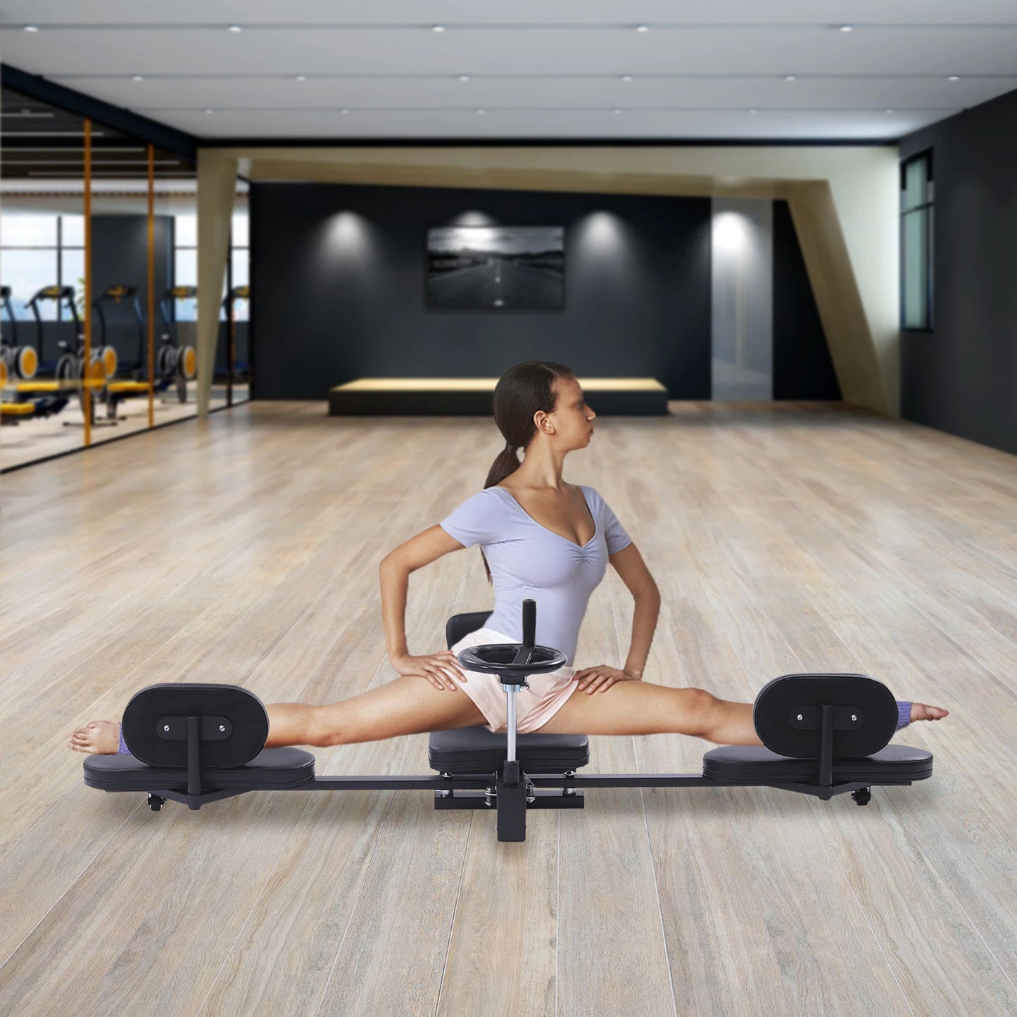 220 lbs Heavy-Duty Pro Leg Stretcher – Yoga & Flexibility Training Machine for Home Gym
