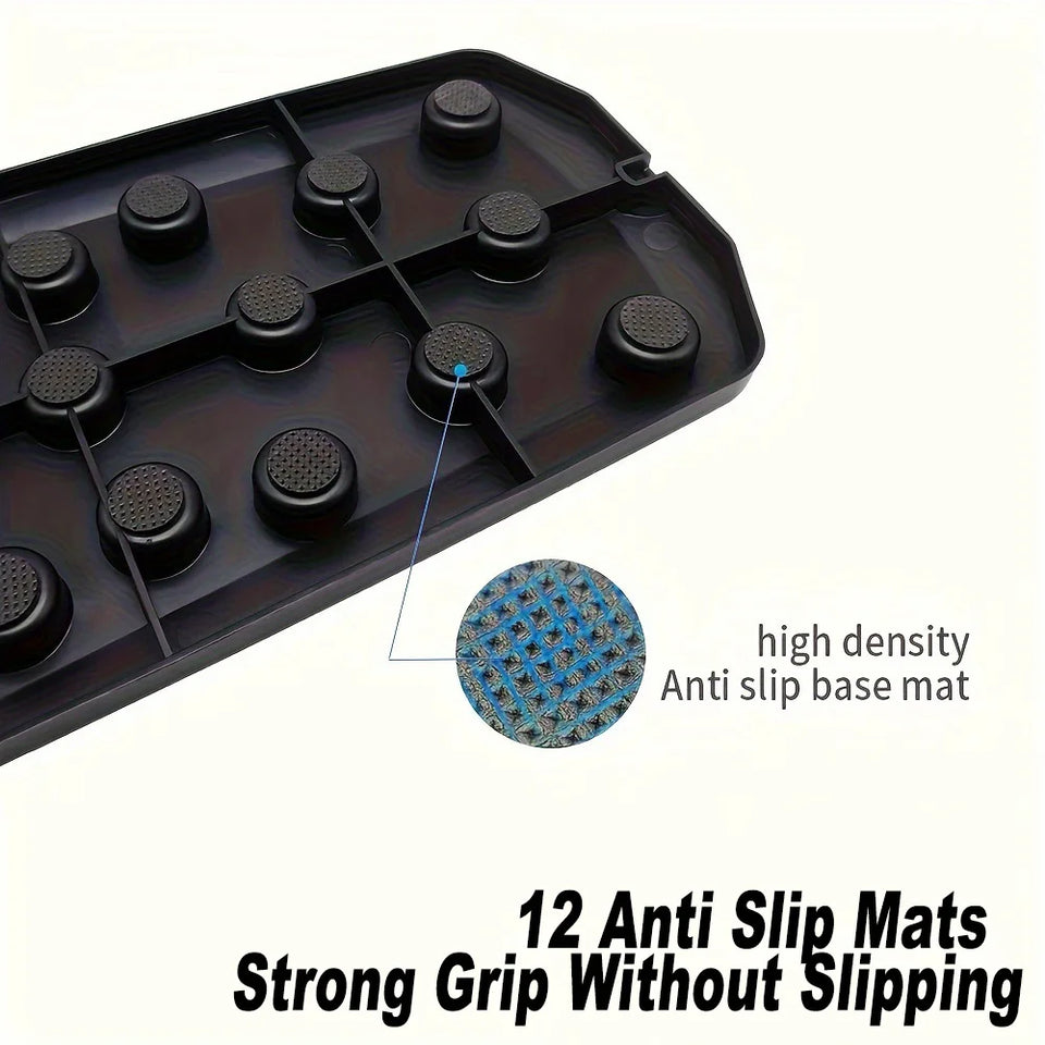 Portable Folding Push-Up Board – Multi-Functional Anti-Slip Fitness Mat with Handles for Chest, Arms & Core