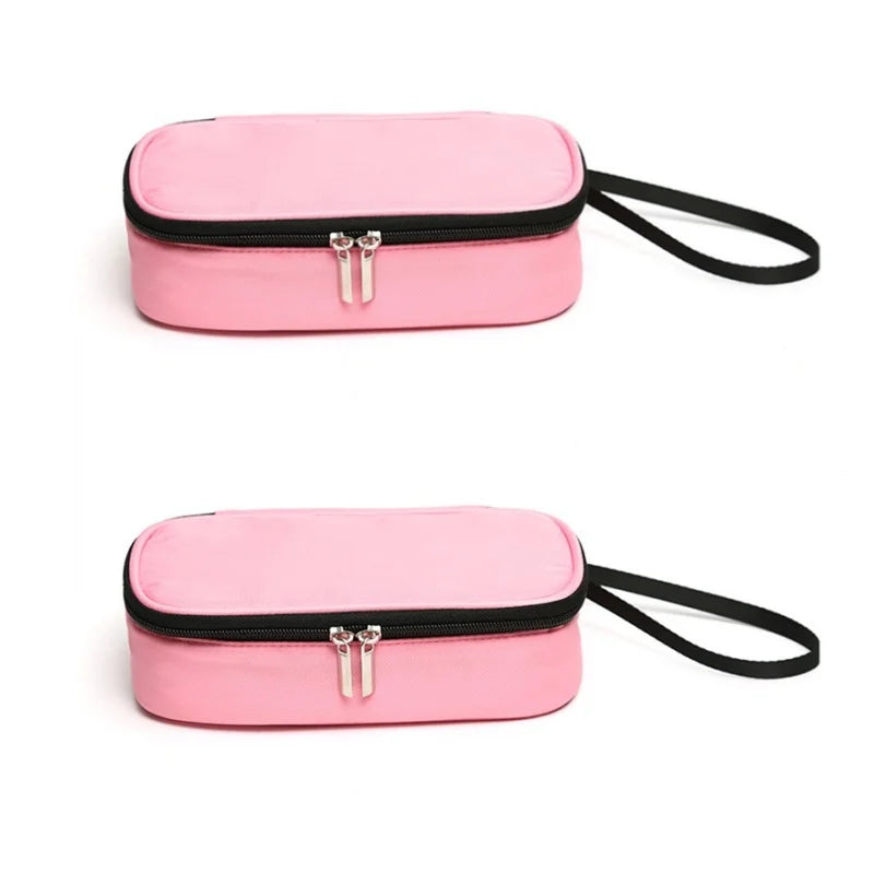 Portable Insulin Cooling Bag – Waterproof Thermal Diabetic Pill Organizer (5 Colors, No Gel)