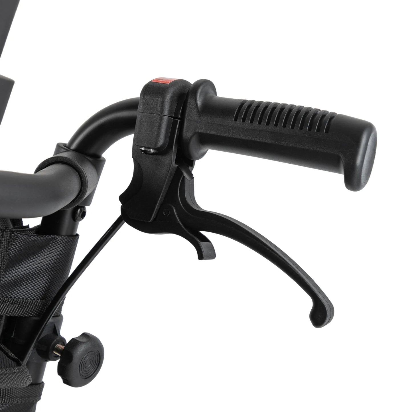 Super Lightweight Reclining Travel Wheelchair – Portable Folding Transport Chair with Adjustable Headrest for Seniors