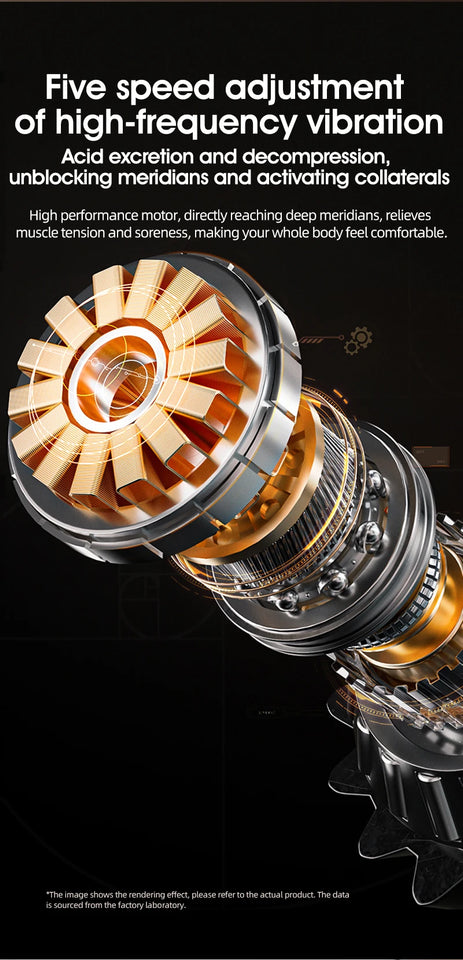 Electric Heating Fascia Massager Body Scraping Microcurrent Vibration Muscle Relaxation Body Lifting Guasha Massage Knife