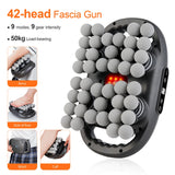 42-Head Fascia Massage Gun – High-Frequency Muscle Massager for Back, Neck, Shoulder & Waist Relief