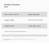 2-in-1 Bed Fold Chair with Hydraulic Lift – Paralyzed & Disabled Elderly Nursing Transfer Chair with Walker Support