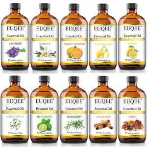 EUQEE 118ml Natural Essential Oil for Diffuser, Candles & Aromatherapy