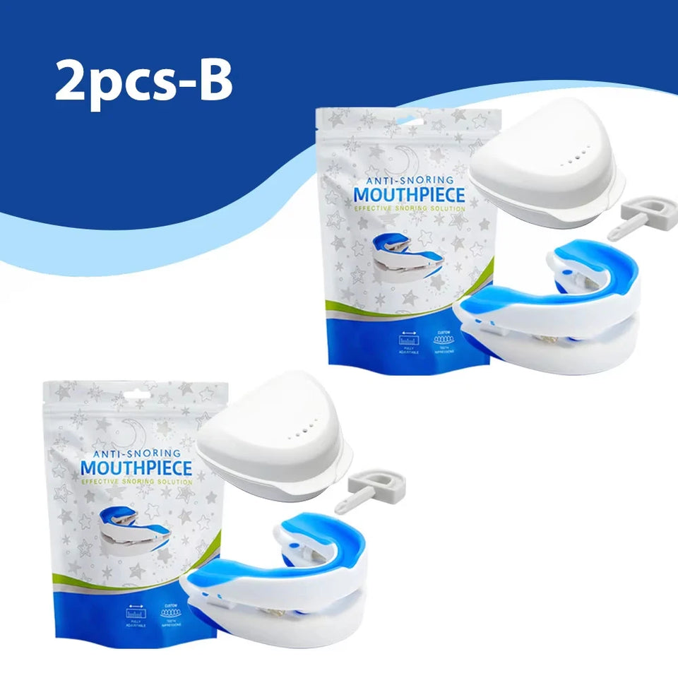 Silicone Anti-Snore Mouth Guard – Sleep Aid for Snoring, Bruxism & Sleep Apnea Relief