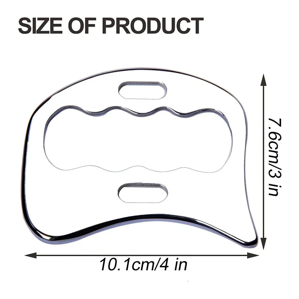 Professional GuaSha Massage Tools Stainless Steel Gua Sha Scraping Massage Tool IASTM Tools Great Soft Tissue Mobilization Tool