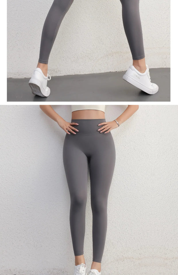 2024 Seamless Peach-Lift Yoga Pants – High-Waist Breathable Fitness Leggings for Women