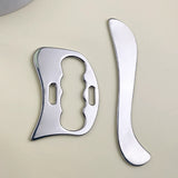 2cs stainless steel fascia knife, portable and practical myofascial release knife guasha soft tissue release tool, suitable for