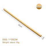 Natural Bamboo Massage Stick Wood Therapy Stick Gua Sha Massage Wood Therapy Tools for Body Contour Cupping Gua Sha Massager